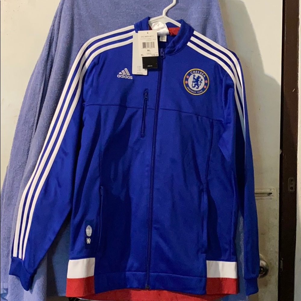 NWT Adidas Chelsea football club jacket XL